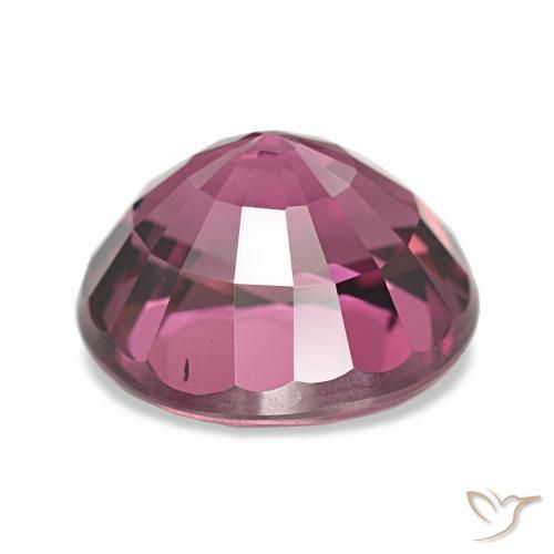 Grenat Rhodolite Pourpre moyen naturelle ovale, 4.73 ct, VVS-VS
