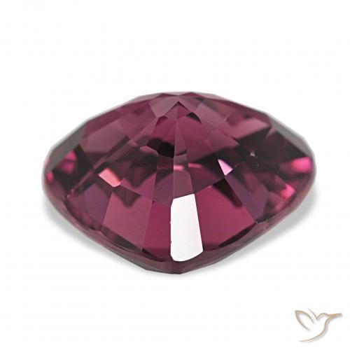 Grenat Rhodolite Violet foncé naturelle Cœur, 4.22 ct, VS