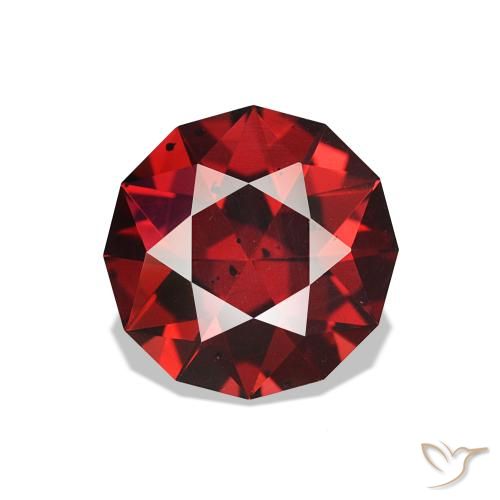 Grenat Rhodolite Rouge intense naturelle Tour, 1.74 ct, VS