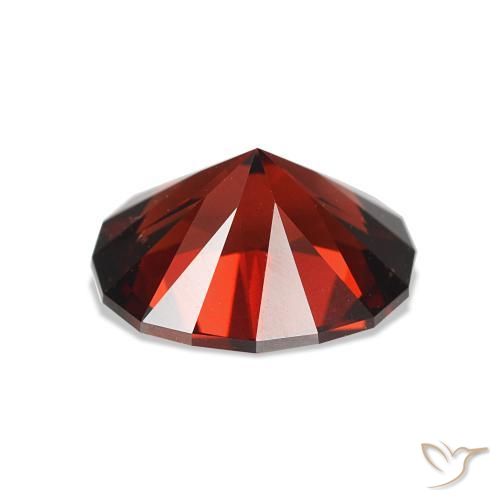 Grenat Rhodolite Rouge foncé naturelle ovale, 2.06 ct, VS