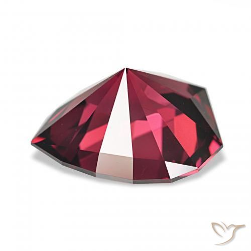 Grenat Rhodolite Rouge moyen naturelle Fantaisie, 4.13 ct, VVS