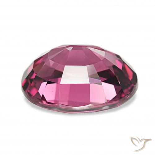 Grenat Rhodolite Rouge framboises naturelle ovale, 4.53 ct, VVS