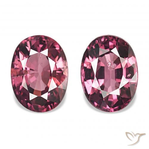 2.14ctw Pourpre-Rouge Grenat Rhodolite, ovale, VS