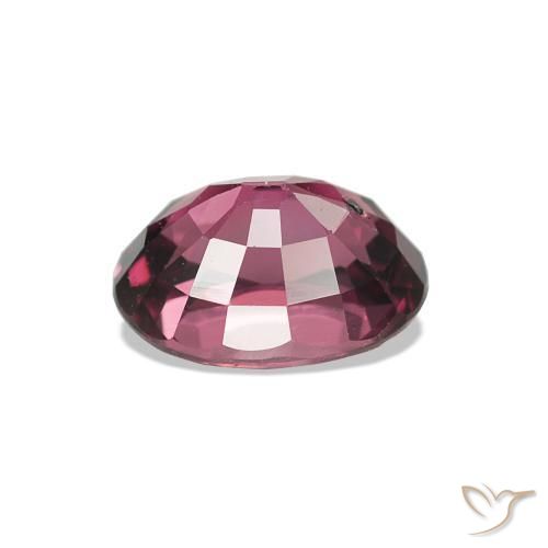 Grenat Rhodolite Rouge Rapberry naturelle ovale, 1.18 ct, VS
