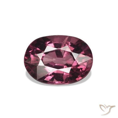1.10ct Medium Dark-Red Grenat Rhodolite, ovale, VS