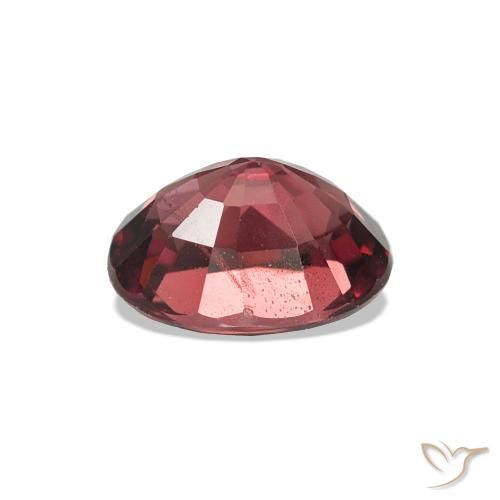 Grenat Rhodolite Rouge moyen naturelle ovale, 1.11 ct, VS