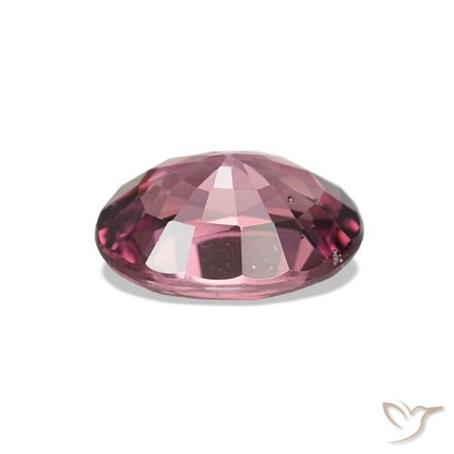 Grenat Rhodolite Pourpre rougeâtre foncé naturelle Coupe ovale, 1.06 ct, VS