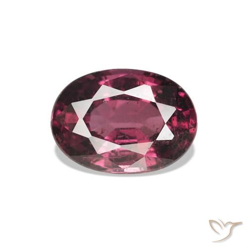 1.10ct Violet rougeâtre Grenat Rhodolite, ovale, VS-SI