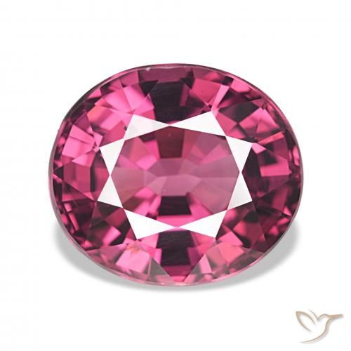 4.30ct Violet rougeâtre Grenat Rhodolite, ovale, VVS-VS