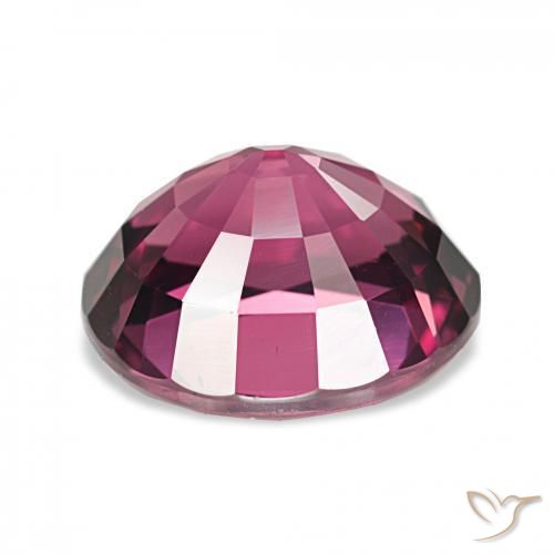 Grenat Rhodolite Violet rougeâtre naturelle ovale, 4.30 ct, VVS-VS