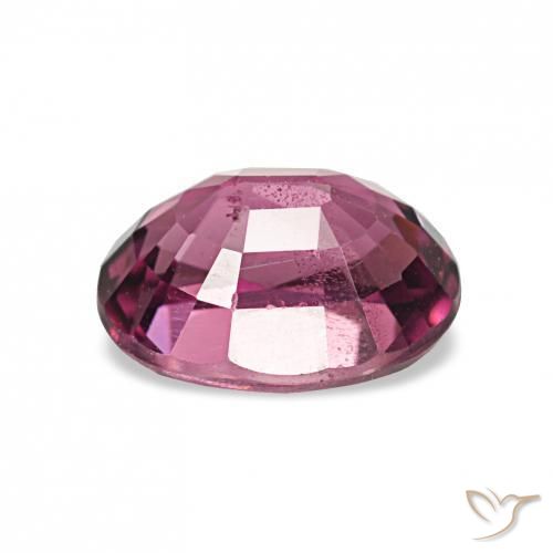 Grenat Rhodolite Pourpre intense naturelle ovale, 1.20 ct, VS