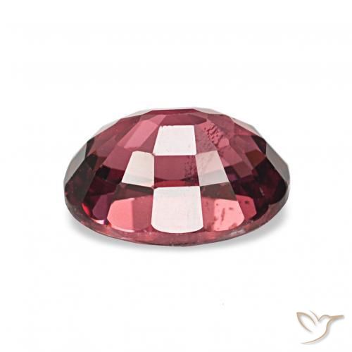 Grenat Rhodolite Rouge foncé naturelle Coupe ovale, 1.21 ct, VS