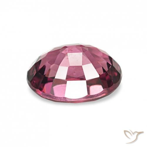 Grenat Rhodolite Rouge Rapberry naturelle ovale, 1.18 ct, VS