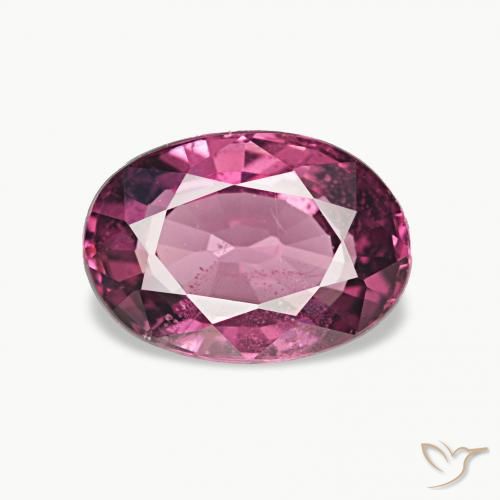 1.08ct Pourpre intense Grenat Rhodolite, ovale, VS