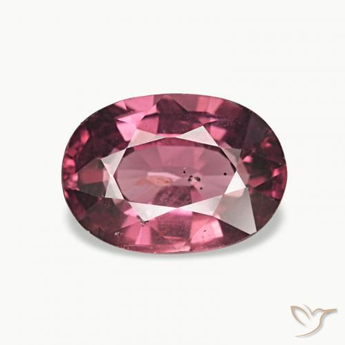 Grenat Rhodolite Rouge moyen naturelle ovale, 1.15 ct, VS