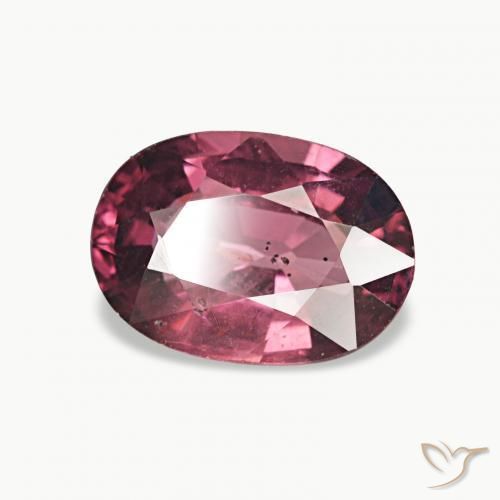 Grenat Rhodolite Rouge moyen naturelle ovale, 1.15 ct, VS
