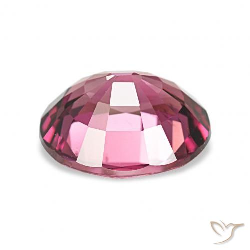 Grenat Rhodolite Rouge Rapberry naturelle ovale, 2.30 ct, VVS-VS