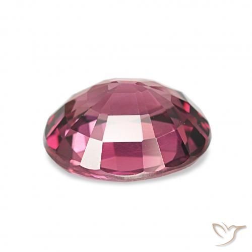 Grenat Rhodolite Pourpre moyen naturelle ovale, 2.69 ct, VVS