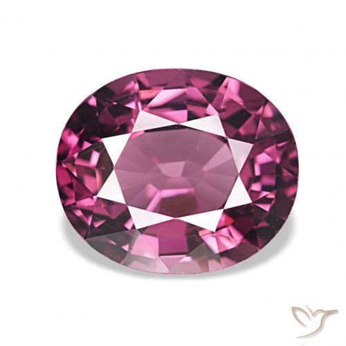 2.50ct Pourpre moyen Grenat Rhodolite, ovale, VVS