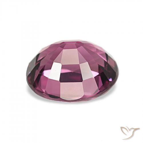 Grenat Rhodolite Rouge Rapberry naturelle ovale, 2.16 ct, VVS