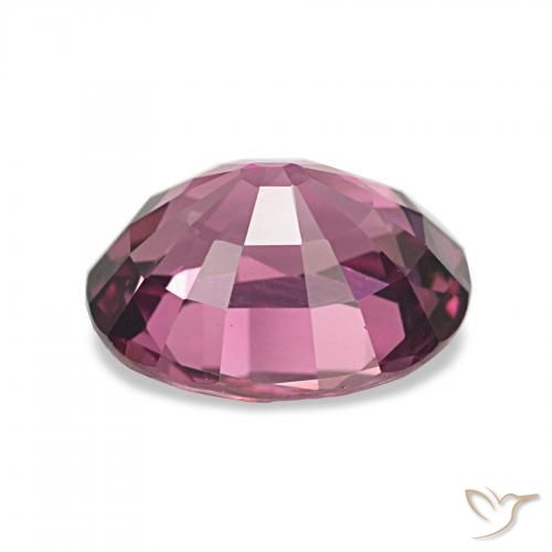 Grenat Rhodolite Pourpre intense naturelle ovale, 2.36 ct, VVS
