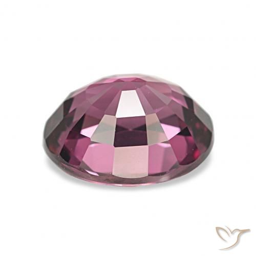 Grenat Rhodolite Pourpre intense naturelle Coupe ovale, 2.33 ct, VVS