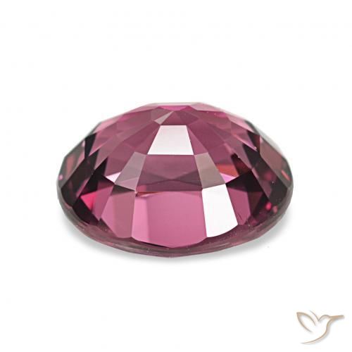 Grenat Rhodolite Rouge Rapberry naturelle ovale, 2.05 ct, VVS