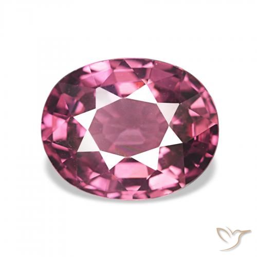2.25ct Pourpre intense Grenat Rhodolite Pierres précieuses, ovale, VVS
