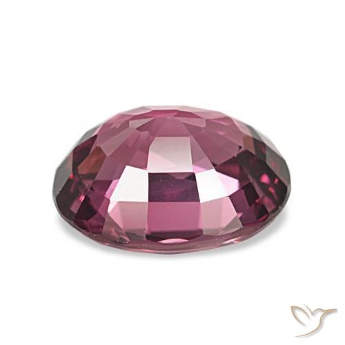 Grenat Rhodolite Pourpre intense naturelle ovale, 2.25 ct, VVS