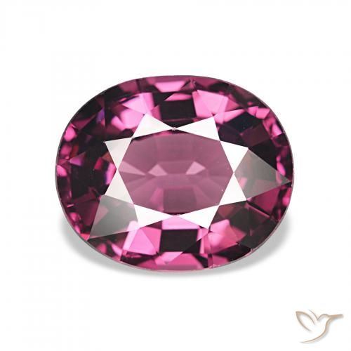 2.20ct Pourpre vif Grenat Rhodolite, ovale, VVS