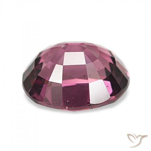 Grenat Rhodolite Rouge Rapberry naturelle ovale, 2.85 ct, VVS