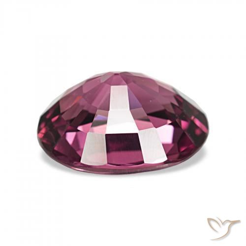 Grenat Rhodolite Pourpre intense naturelle ovale, 2.15 ct, VVS