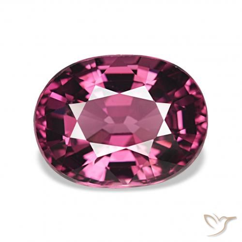 2.60ct Pourpre foncé Grenat Rhodolite, ovale, VVS