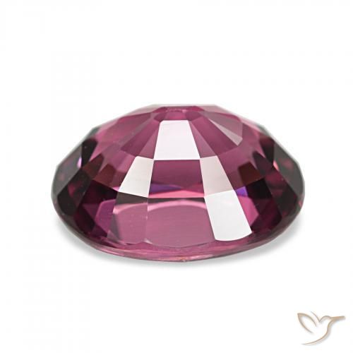 Grenat Rhodolite Pourpre foncé naturelle ovale, 2.60 ct, VVS