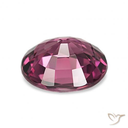 Grenat Rhodolite Rouge Rapberry naturelle ovale, 2.16 ct, VVS