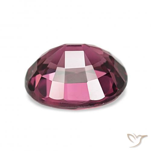 Grenat Rhodolite Violet rougeâtre naturelle ovale, 2.76 ct, VVS