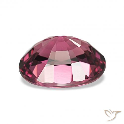 Grenat Rhodolite Rouge moyen naturelle ovale, 2.47 ct, VVS