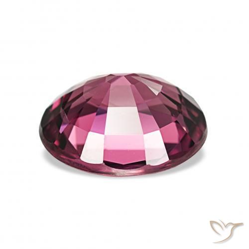 Grenat Rhodolite Pourpre-Rouge naturelle ovale, 2.59 ct, VVS