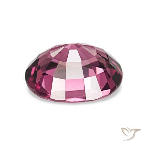 Grenat Rhodolite Rouge moyen naturelle ovale, 2.17 ct, VVS