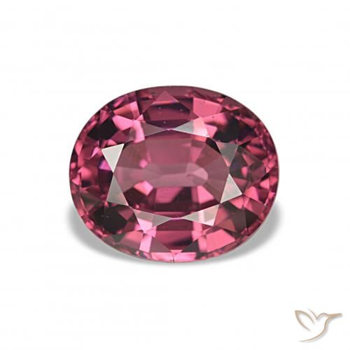 2.75ct Rouge framboises Grenat Rhodolite, ovale, VS