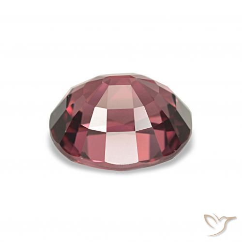 Grenat Rhodolite Rouge Rosâtre naturelle Coupe ovale, 2.75 ct, VVS-VS