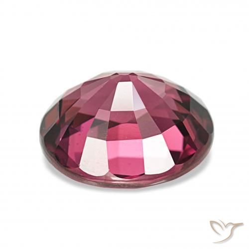 Grenat Rhodolite Pourpre-Rouge naturelle ovale, 4.82 ct, VVS-VS