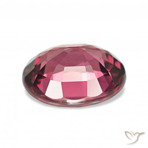 Grenat Rhodolite Rouge framboises naturelle ovale, 4.58 ct, VVS-VS