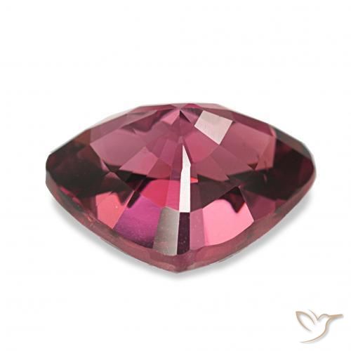 Grenat Rhodolite Rouge framboises naturelle Cœur, 4.42 ct, VS