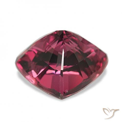 Grenat Rhodolite Pourpre-Rouge naturelle Cœur, 4.44 ct, VS