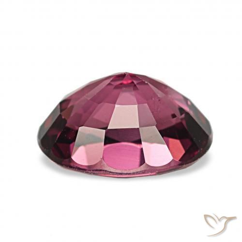 Grenat Rhodolite Rouge moyen naturelle ovale, 1.20 ct, VS