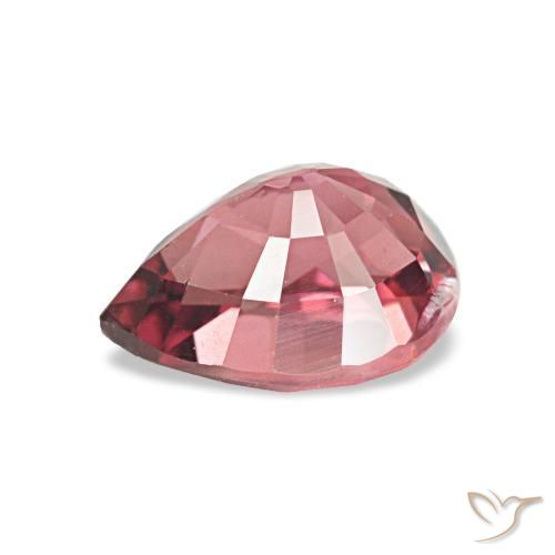 Grenat Rhodolite Vin rouge profond naturelle En forme de poire, 1.05 ct, VS
