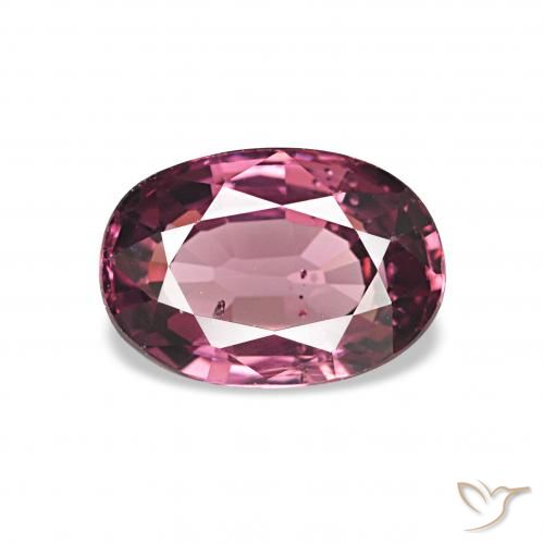 Grenat Rhodolite Rouge Rapberry naturelle Coupe ovale, 1.09 ct, VS