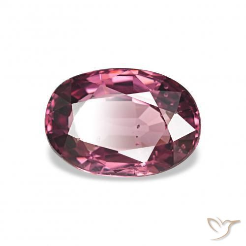 Grenat Rhodolite Rouge Rapberry naturelle Coupe ovale, 1.09 ct, VS