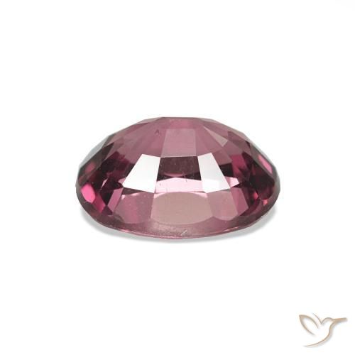 Grenat Rhodolite Pourpre de baies roses naturelle Coupe ovale, 1.09 ct, VS